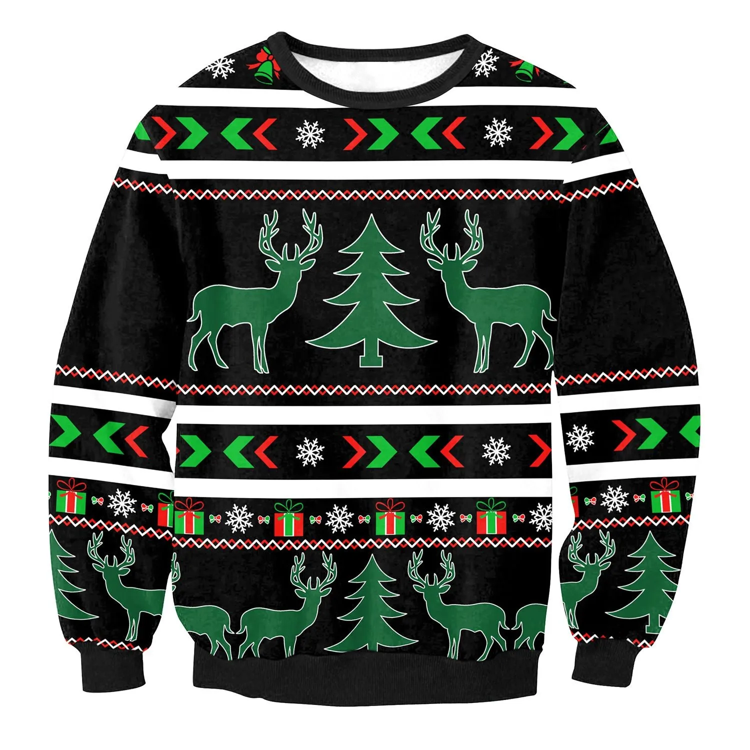 Ugly Christmas Sweatshirts Long Sleeve Women Xmas Sweatshirts Pullover