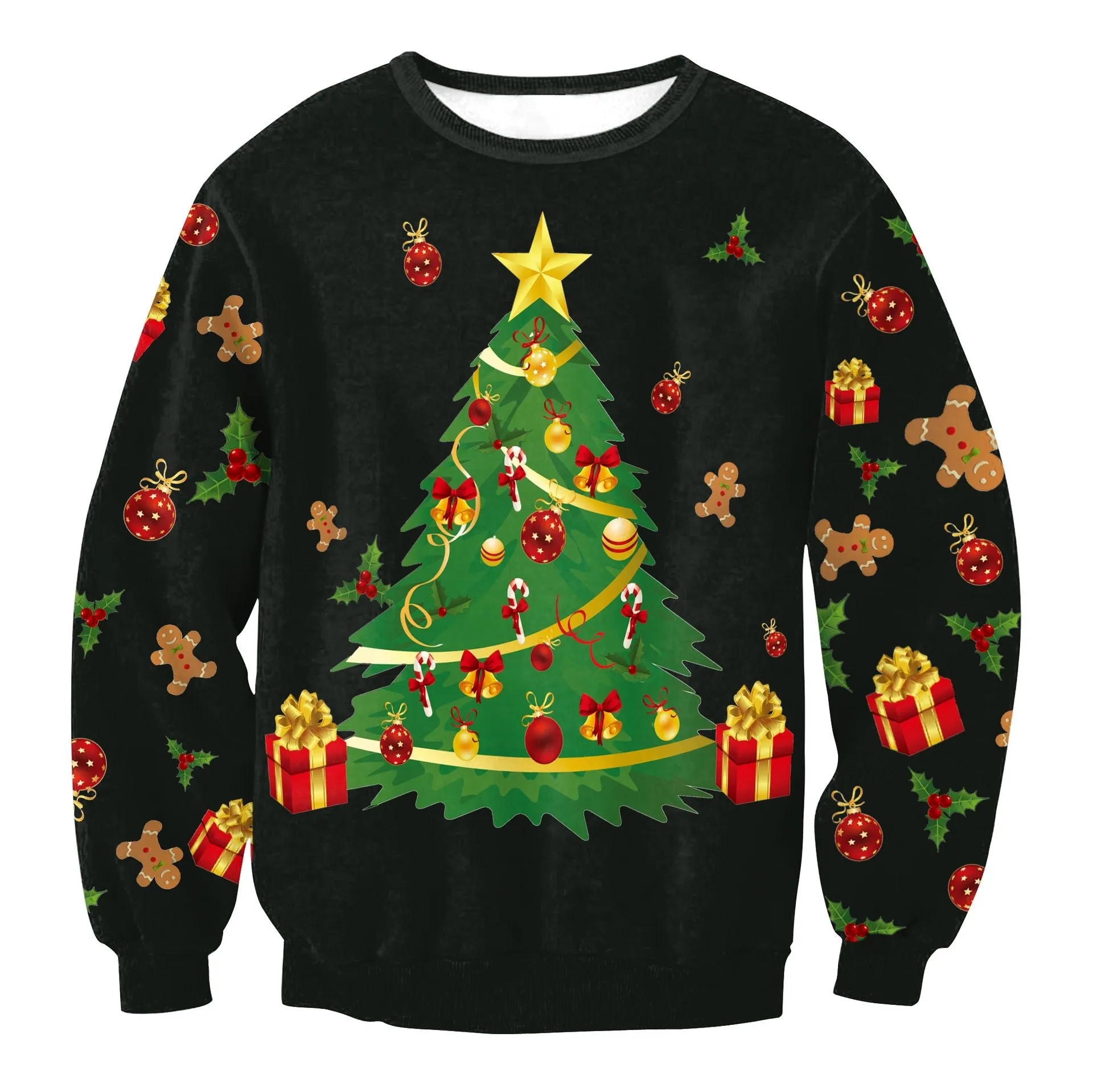 Ugly Christmas Sweatshirts Long Sleeve Women Xmas Sweatshirts Pullover