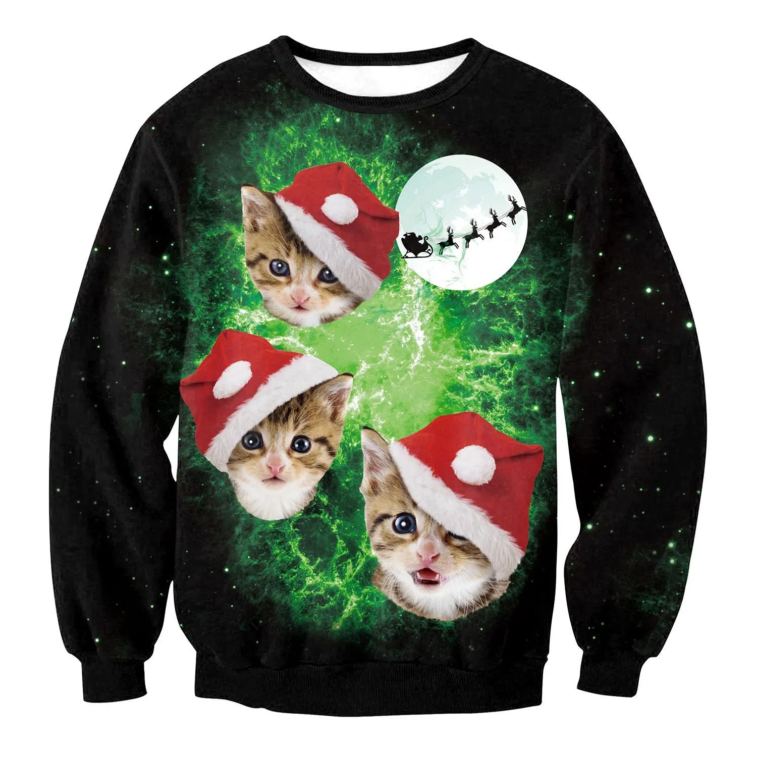 Ugly Christmas Sweatshirts Long Sleeve Women Xmas Sweatshirts Pullover