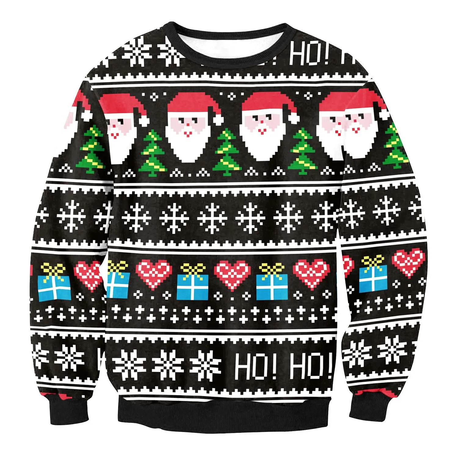 Ugly Christmas Sweatshirts Long Sleeve Women Xmas Sweatshirts Pullover