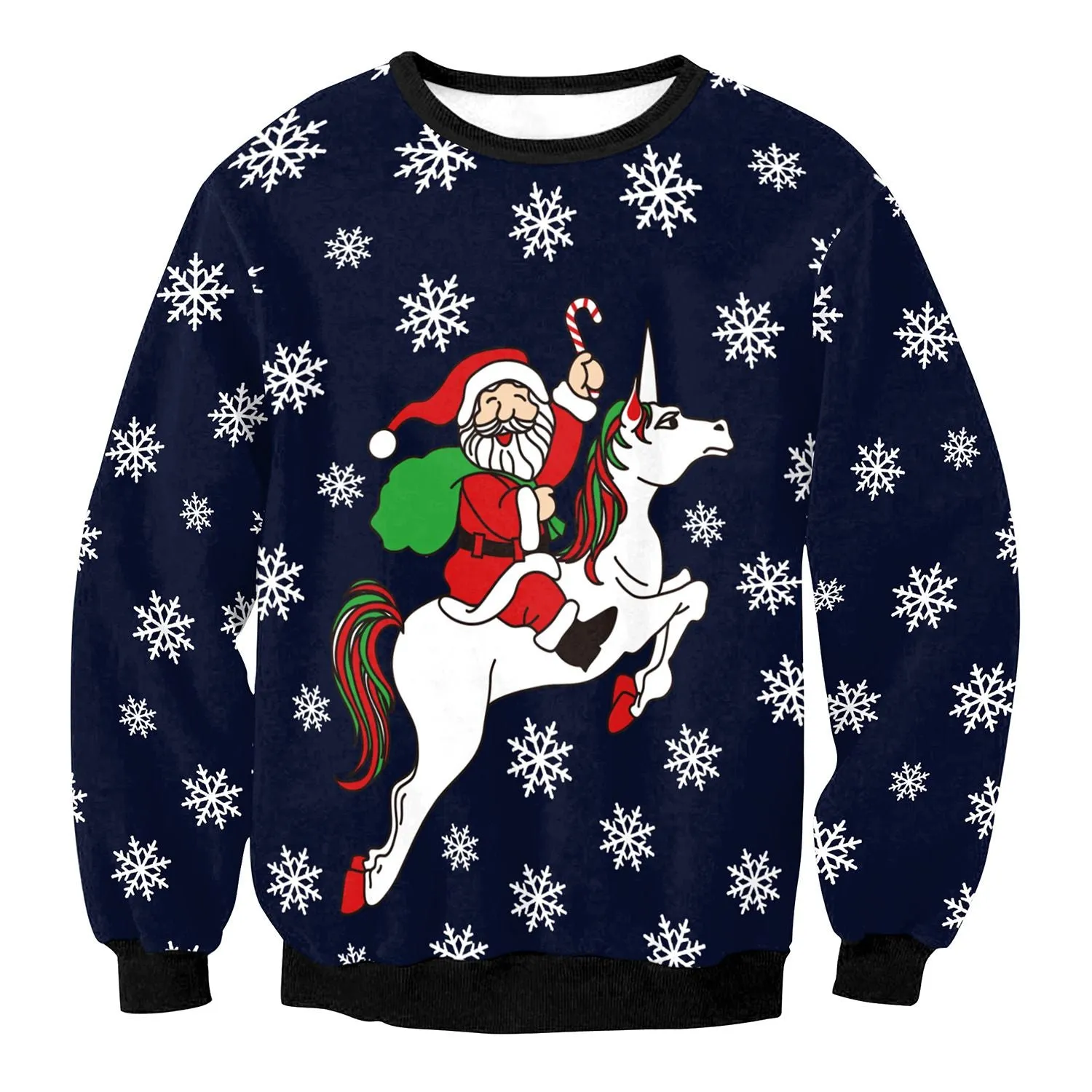 Ugly Christmas Sweatshirts Long Sleeve Women Xmas Sweatshirts Pullover