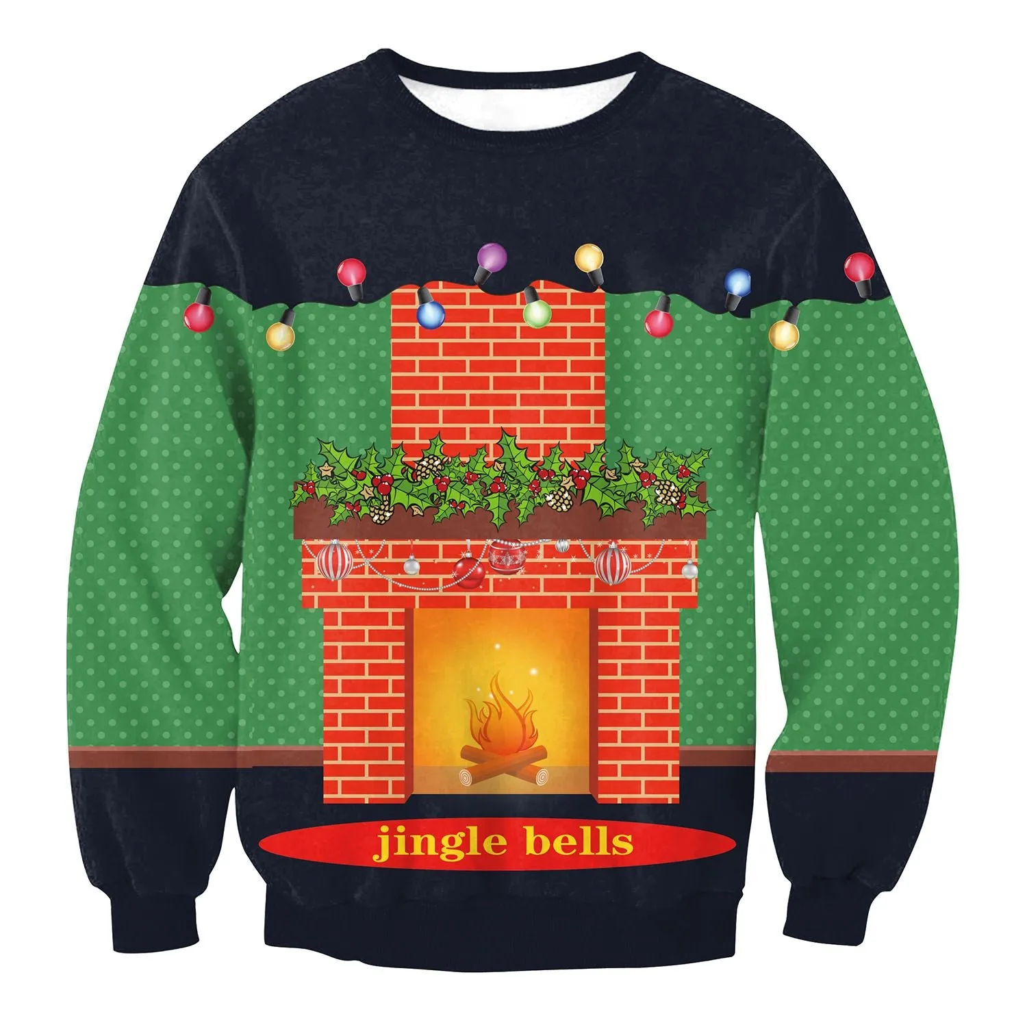 Ugly Christmas Sweatshirts Long Sleeve Women Xmas Sweatshirts Pullover