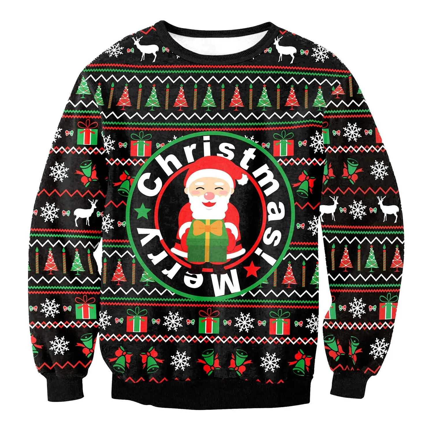 Ugly Christmas Sweatshirts Long Sleeve Women Xmas Sweatshirts Pullover