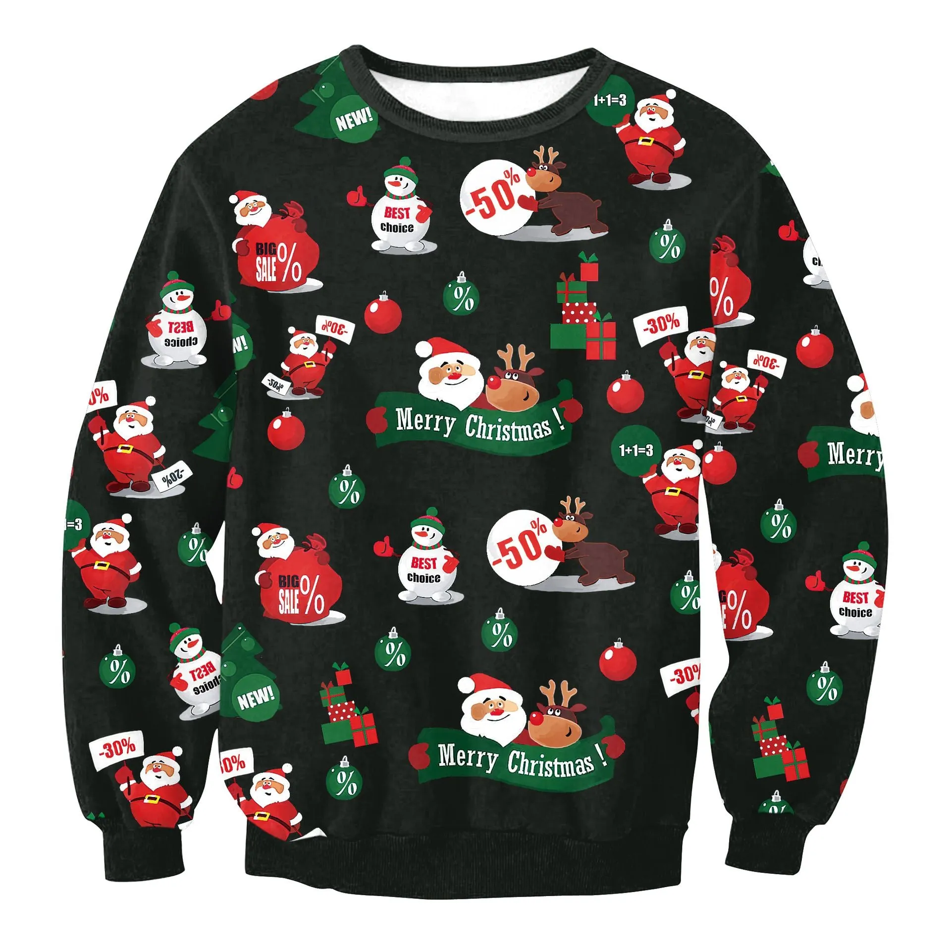 Ugly Christmas Sweatshirts Long Sleeve Women Xmas Sweatshirts Pullover