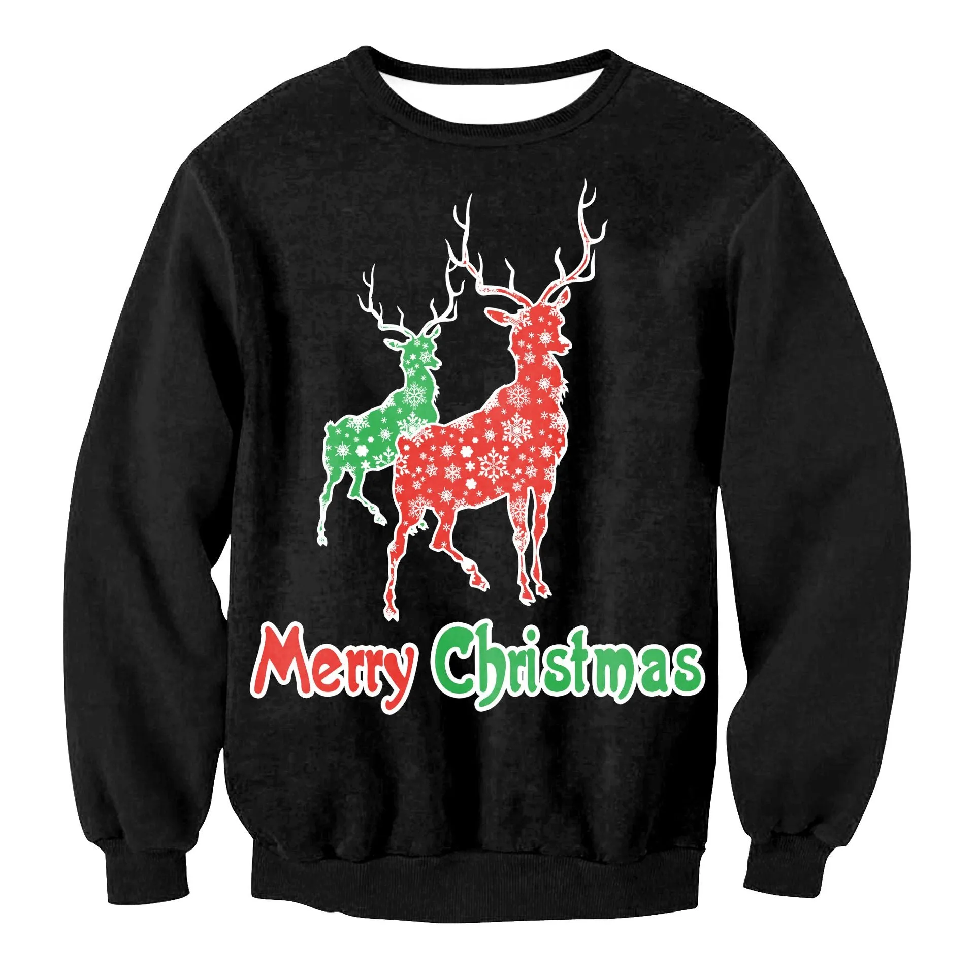Ugly Christmas Sweatshirts Long Sleeve Women Xmas Sweatshirts Pullover