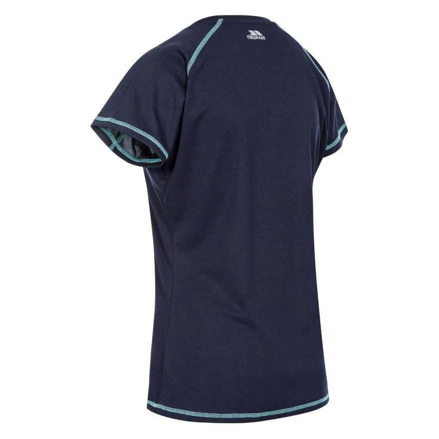 Viktoria Women's Active T-Shirt - Navy