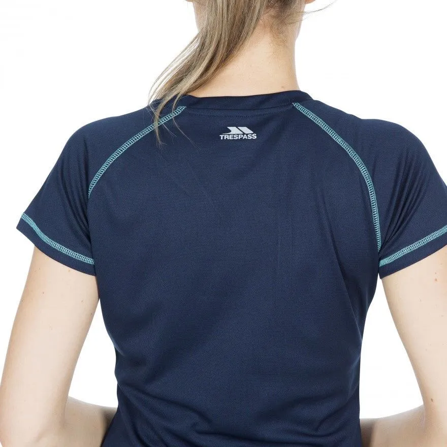 Viktoria Women's Active T-Shirt - Navy