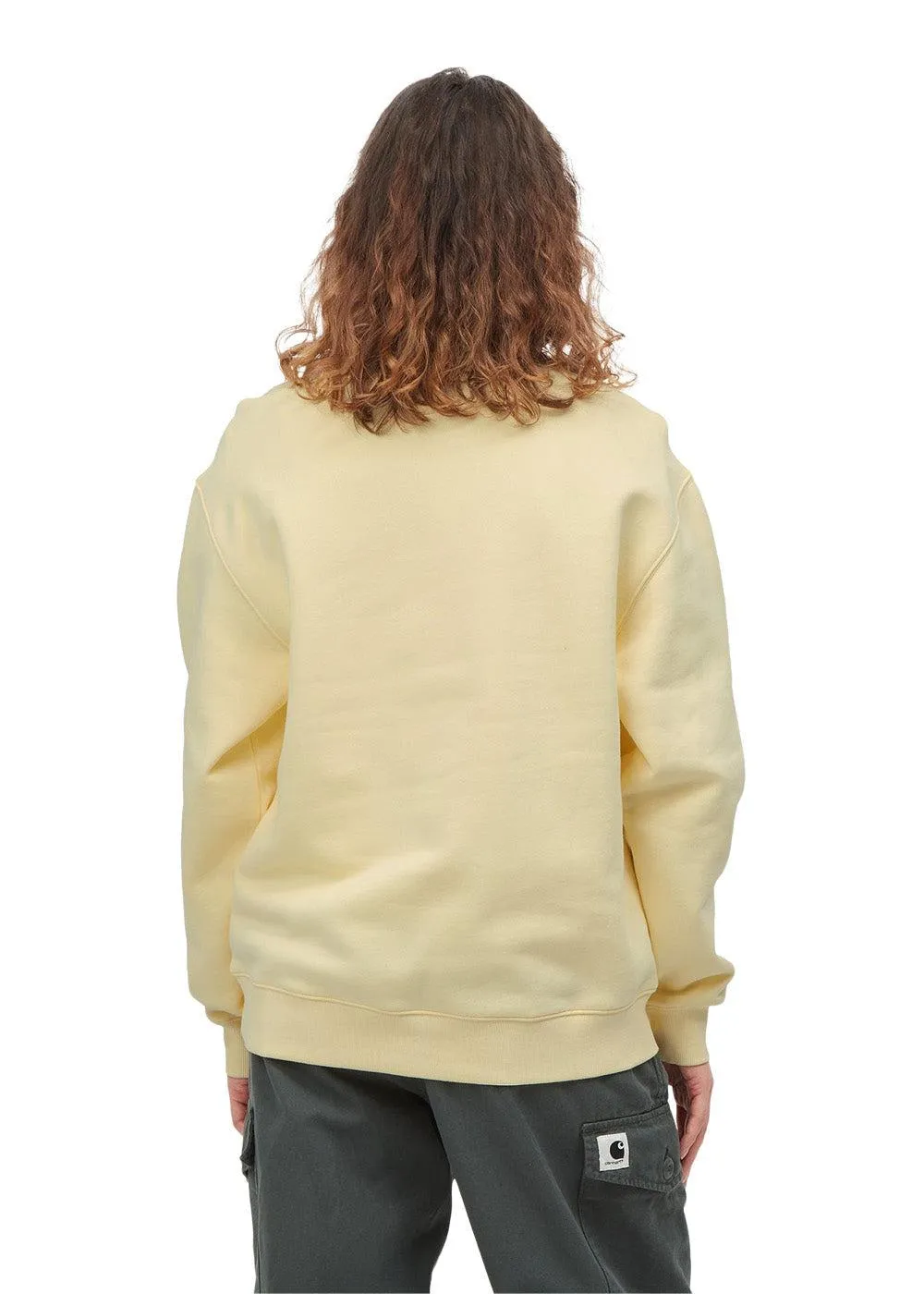 W' Carhartt Sweat - Soft Yellow / Popsicle