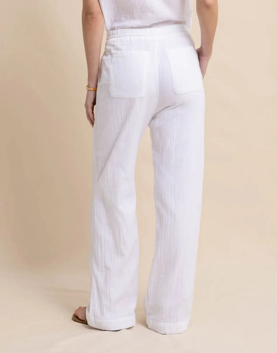 Ws Laken Wide Leg Pant White